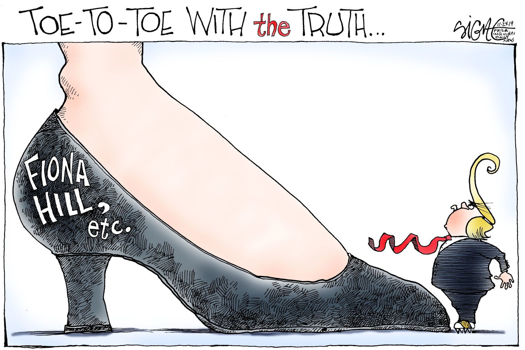 Signe Wilkinson cartoon